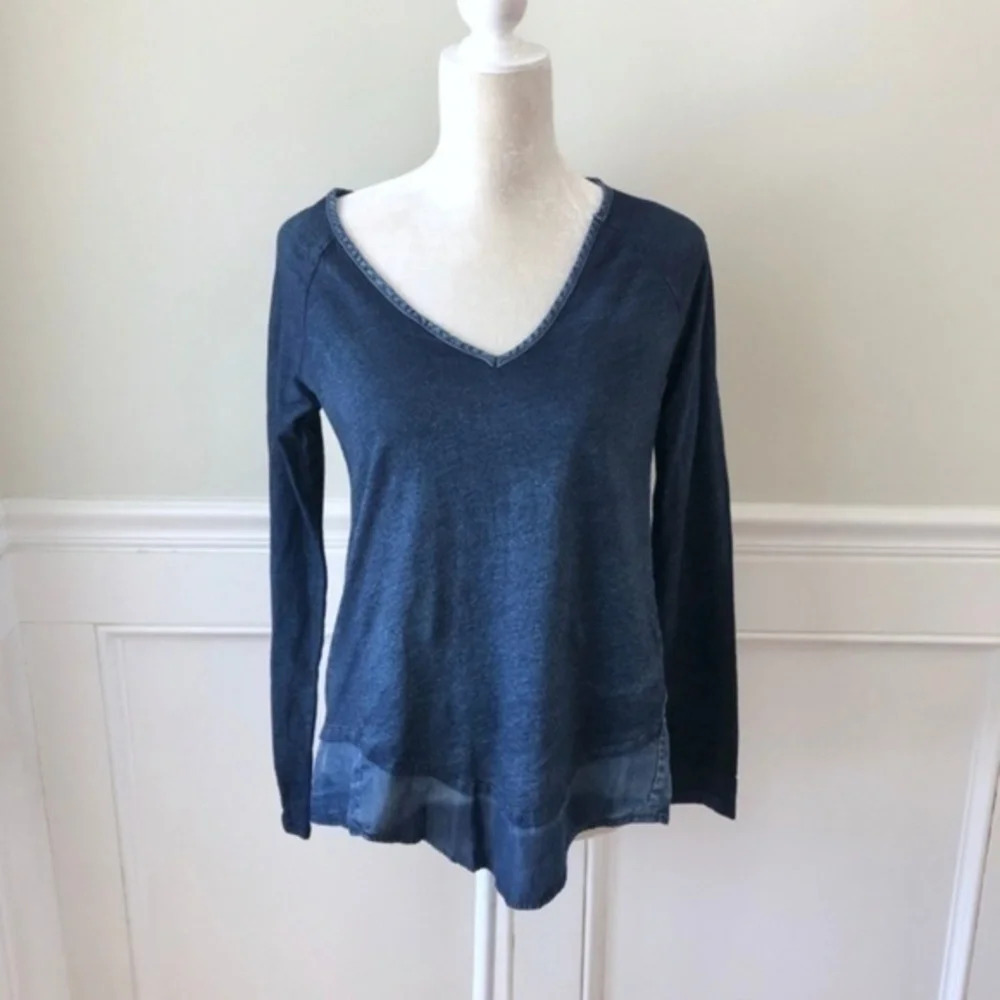 Stitch Fix Moon & Sky Chambray Denim Shirt NWT S